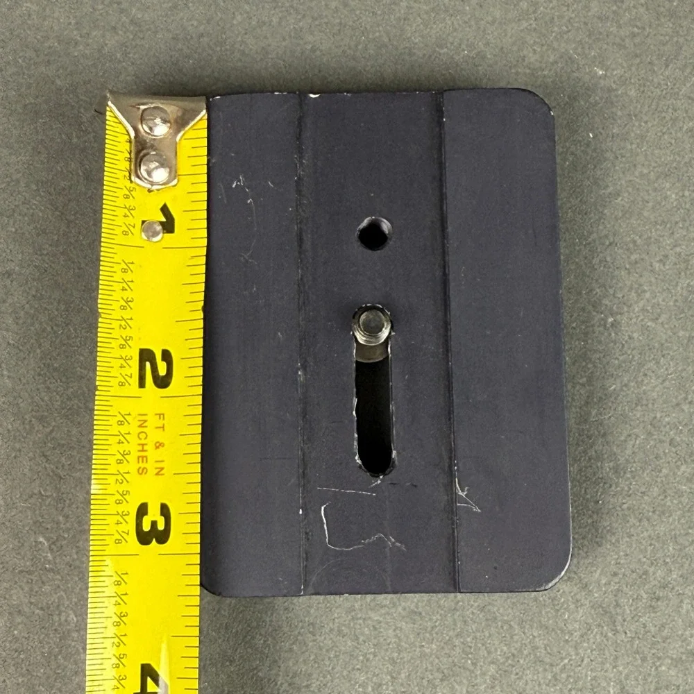Vintage Large Camera Tripod Quick Release Plate 1/4-20 Screw